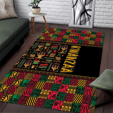 Kwanzaa African Pattern Area Rug LT01