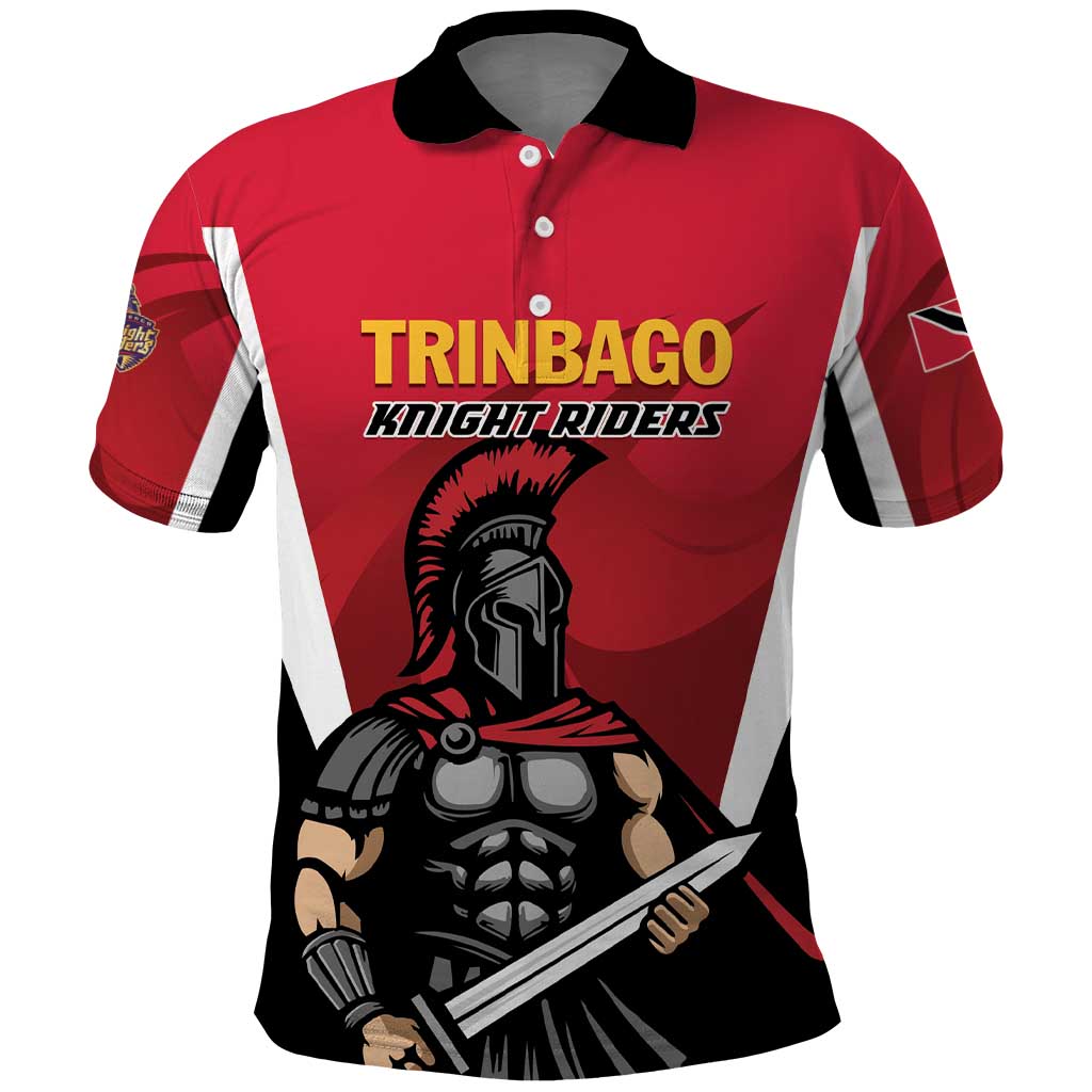 Custom Trinidad and Tobago Cricket Knight Riders Polo Shirt Trinbago Wave The Red LT01