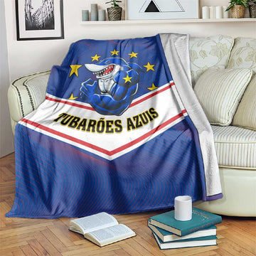 Support the Tubaroes Azuis - Cape Verde Football Blanket LT01