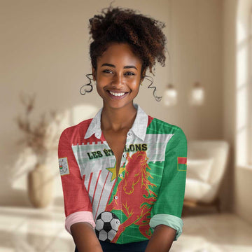 Support Les Etalons - Burkina Faso Football Women Casual Shirt LT01