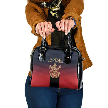 Bengaluru 2025 Cricket Royal Challengers Shoulder Handbag Lions Play Bold LT01
