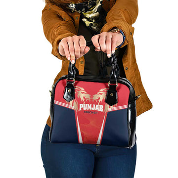 Punjab 2025 Cricket Lion Kings Shoulder Handbag Jazba Hai Punjabi LT01