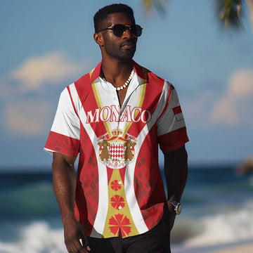 Personalized Monaco Hawaiian Shirt Deo Juvante Sporty Style LT01