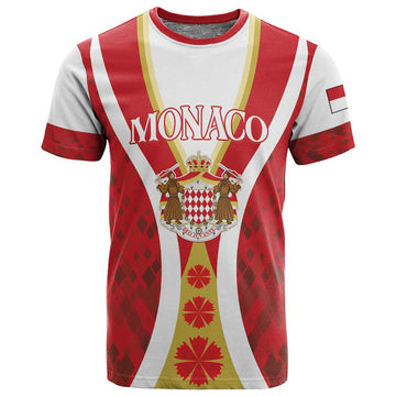Personalized Monaco T shirt Deo Juvante Sporty Style LT01