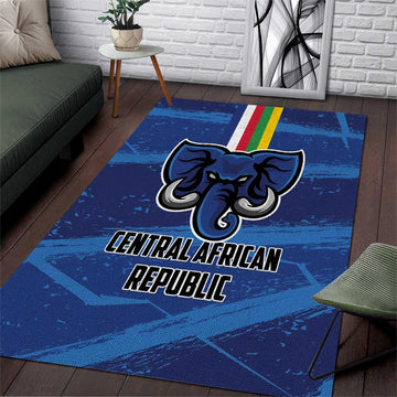Central African Republic Football Area Rug African Come On Les Fauves LT01