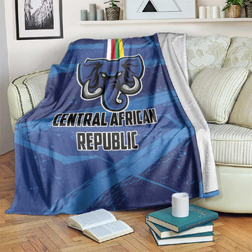 Central African Republic Football Blanket African Come On Les Fauves LT01