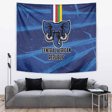 Central African Republic Football Tapestry African Come On Les Fauves LT01