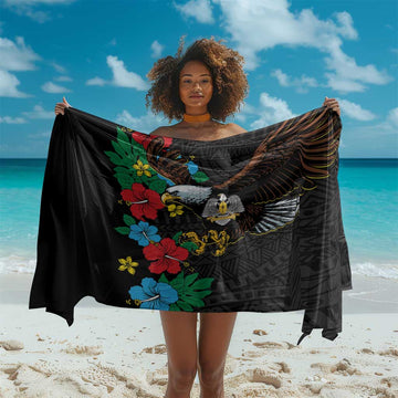 South Sudan Sarong African Pattern Hibiscus Floral LT01