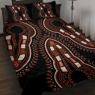 African Dashiki Quilt Bed Set Afro Vintage Pattern LT01