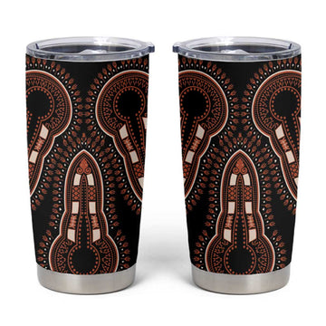 African Dashiki Tumbler Cup Afro Vintage Pattern LT01