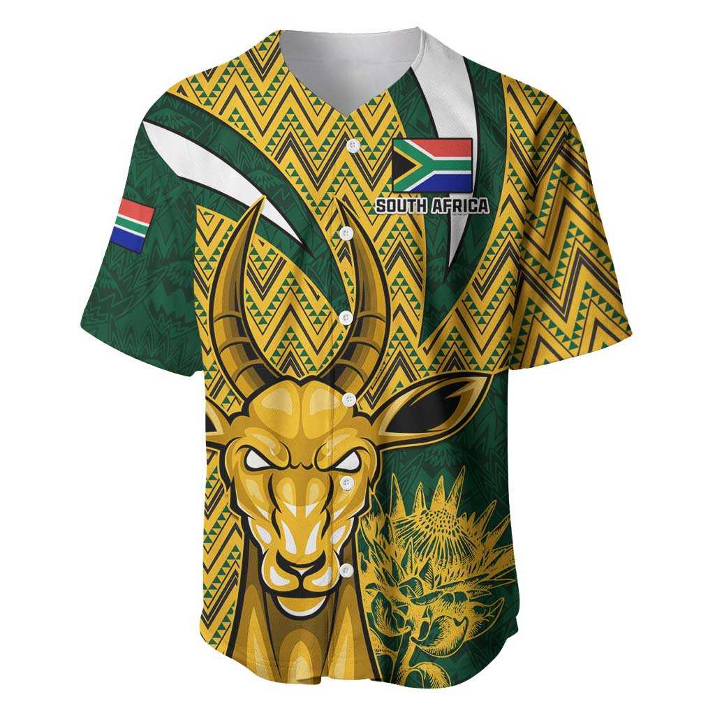 Custom South Africa Rugby Baseball Jersey - Come On Bokke, Champion World Cup LT01