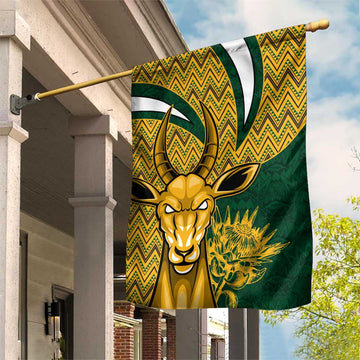 South Africa Rugby Garden Flag - Come On Bokke, Champion World Cup LT01