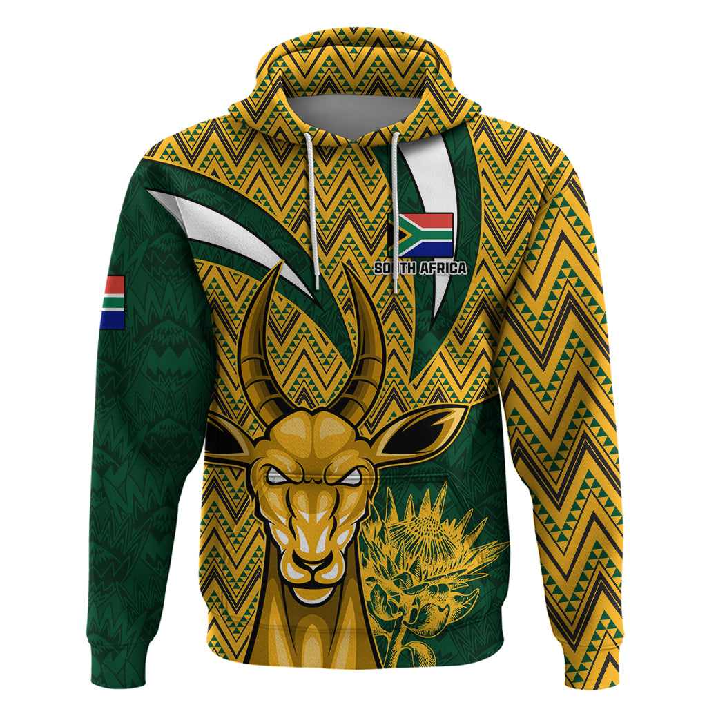 Custom South Africa Rugby Hoodie Come On Bokke Champion World Cup 2023 LT01