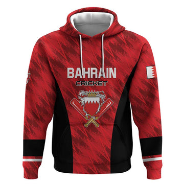 Custom Bahrain Cricket Hoodie Come On Team Bahrain LT01