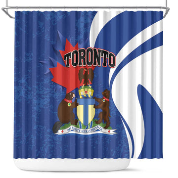 Canada Toronto Shower Curtain Maple Leaf Diversity Our Strength LT01