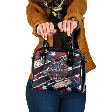 No Kings In America Since 1776 Shoulder Handbag Grunge Style LT01