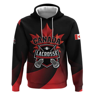 Custom Canada Lacrosse 2025 Hoodie Our Country and Our Game LT01