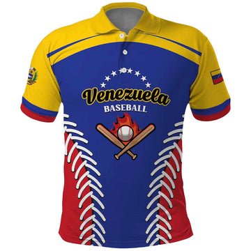 Custom Baseball Venezuela Polo Shirt Team Venezuela Go Champions LT01