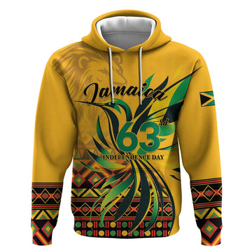 Personalized Jamaica Independence Day 1962 Hoodie Jumieka Streamertail Reggae Pattern LT01