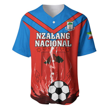 Support Nzalang Nacional - Equatorial Guinea Football Baseball Jersey LT01