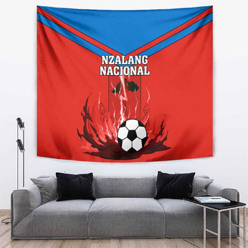 Support Nzalang Nacional - Equatorial Guinea Football Tapestry LT01