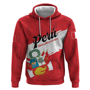 Personalized Peru Hoodie Piruw Ripuwlika Flag Stylized LT01