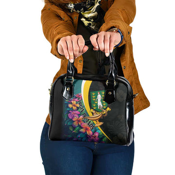 British Virgin Islands Tropical Shoulder Handbag Curve Style LT01