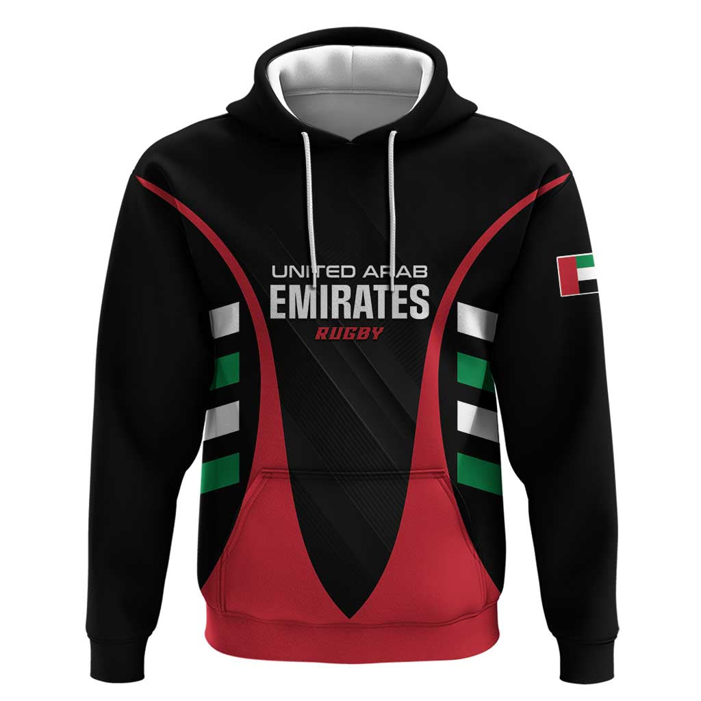 Custom United Arab Emirates Rugby Hoodie UAE Go Champions LT01