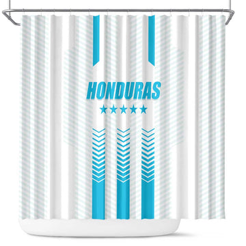 Honduras Football Shower Curtain Vamos Los Catrachos LT01
