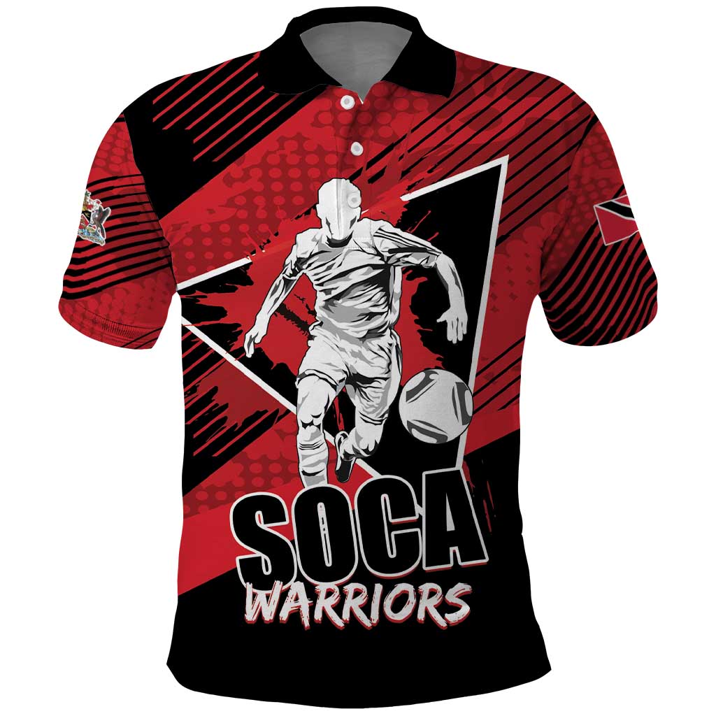 Custom Trinidad and Tobago Football Polo Shirt Soca Warriors In My Heart LT01