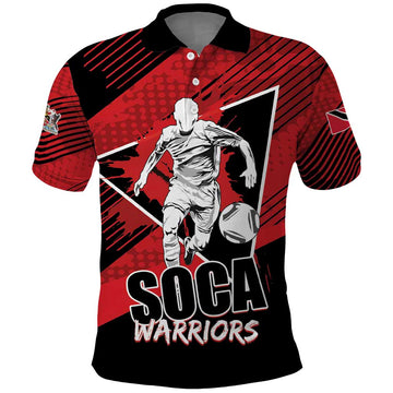 Custom Trinidad and Tobago Football Polo Shirt Soca Warriors In My Heart LT01