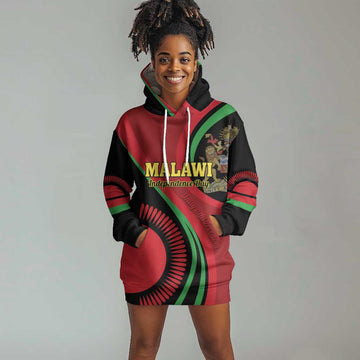 Malawi Independence Day Hoodie Dress Unity and Freedom LT01