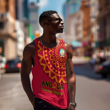 Support Palancas Negras - Red Angola Football Men Tank Top LT01