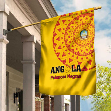 Support Palancas Negras - Yellow Angola Football Garden Flag LT01