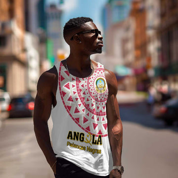Support Palancas Negras - White Angola Football Men Tank Top LT01