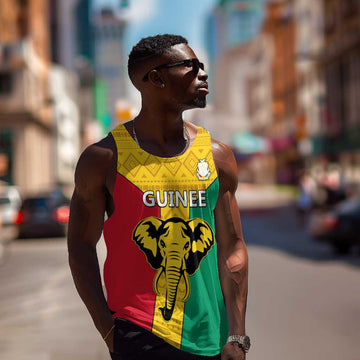 Guinea Football Men Tank Top Come On Syli National LT01