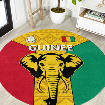 Guinea Football Round Carpet Come On Syli National LT01