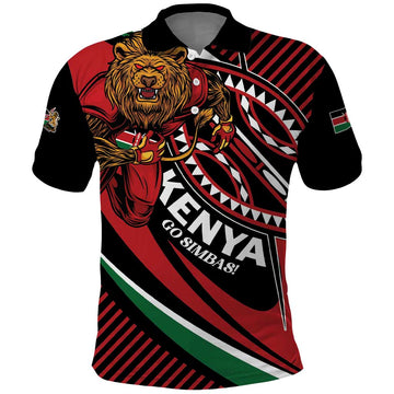 Custom Kenya Rugby Simbas Polo Shirt Elevate Your Game LT01