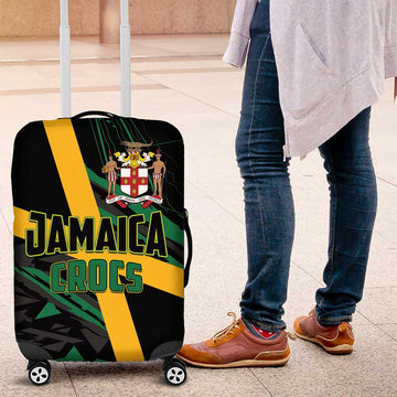 Rugby Jamaica Crocs Luggage Cover Cool Runnings on Grass LT01