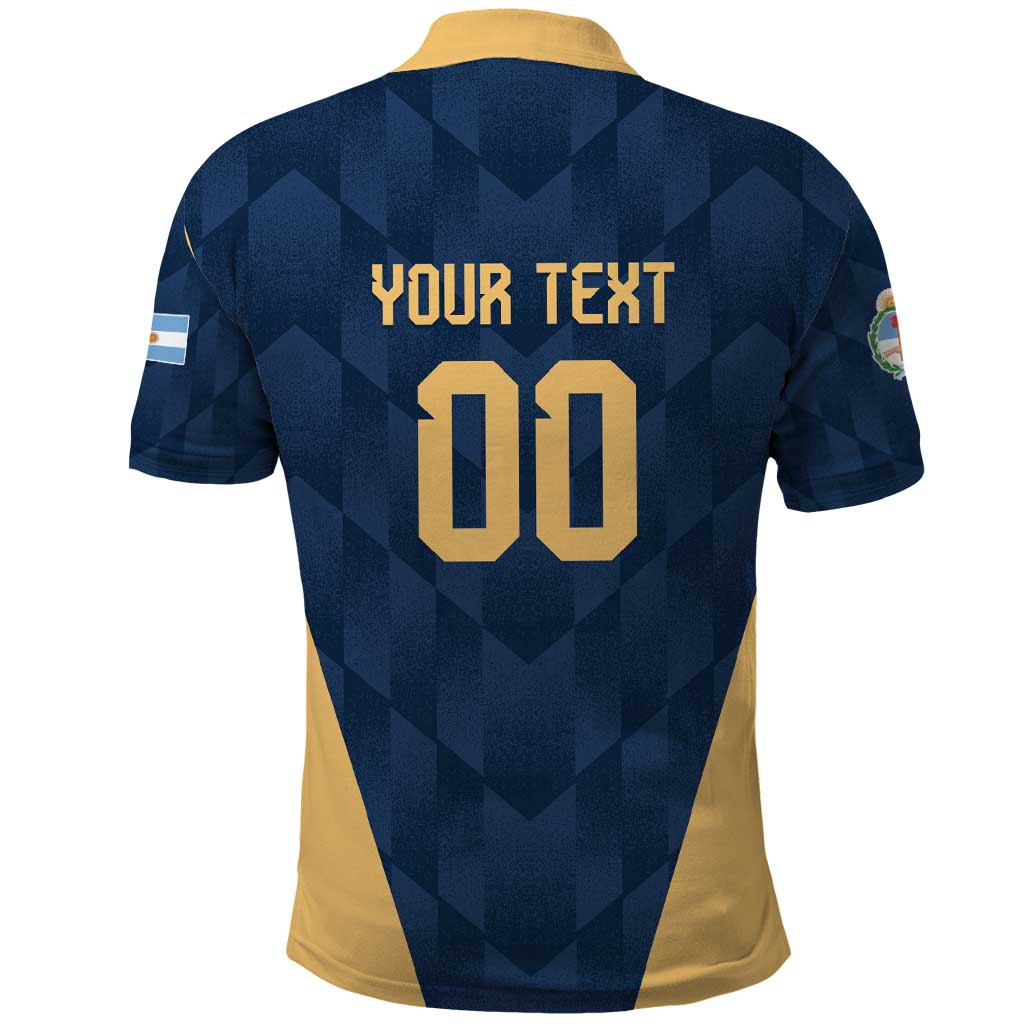 Argentina Basketball Custom Polo Shirt Go El Alma Argentina LT01