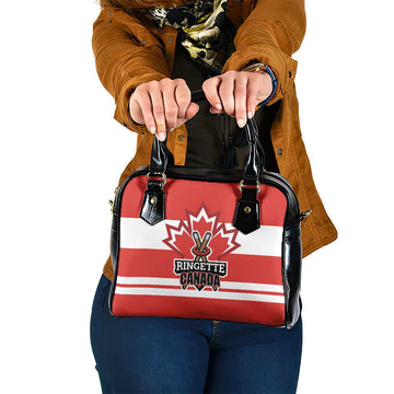 Canada Ringuette Shoulder Handbag Team Canada Dominates The Game LT01