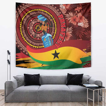 Panafest Tapestry Ghana Tropical African Pattern LT01