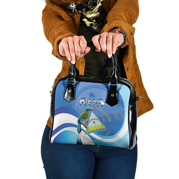Nicaragua 505 Guardabarranco Shoulder Handbag En Dios confiamos LT01