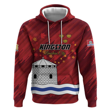 Personalised Kingston Hoodie Antiquitate Civilitate Humanitate LT01