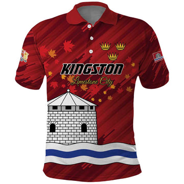 Personalised Kingston Polo Shirt Antiquitate Civilitate Humanitate LT01