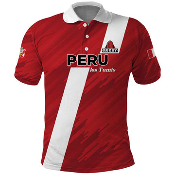Custom Rugby Peru Polo Shirt Los Tumis Go Champions LT01
