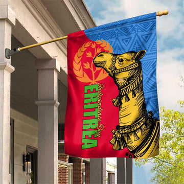 Eritrea Independence Day 2024 Garden Flag Eritrean Camel African Pattern LT01