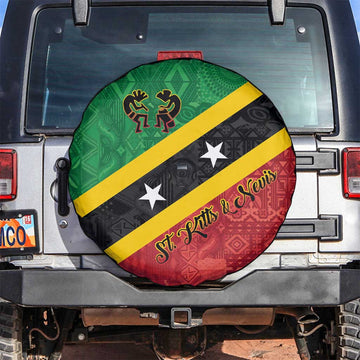 Saint Kitts and Nevis Culturama Spare Tire Cover African Pattern LT01