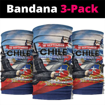Chile Independence Day 18th September Neck Gaiter Andean Condor Flying LT01