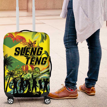 Jamaica Sleng Teng Riddim Luggage Cover Booyaka Booyaka LT01